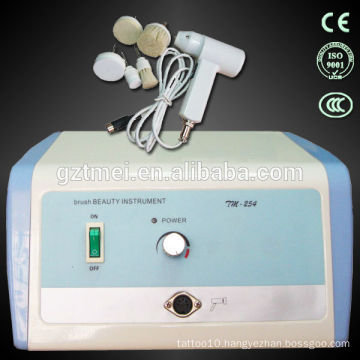 Portable rotary skin cleasing facial brush machine